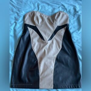 Fashion Nova Leather Dress